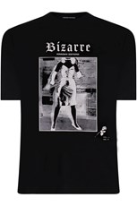 Kwaidan Editions BIZARRE PRINT T-SHIRT | BLACK/BIZARRE PRINT